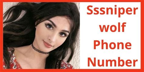 Sssniperwolf phone number - Jan 9, 2024 · Gaming sensation SSSniperWolf’s contact details revealed! Dive into the life of Alia Shelesh, the 29-year-old YouTube and gaming expert, with info on her phone number, residence, and more. SSSniperWolf, born Alia Shelesh, is a renowned 29-year-old gamer and YouTube sensation. From her early gaming days to dominating YouTube with 25 million ... 